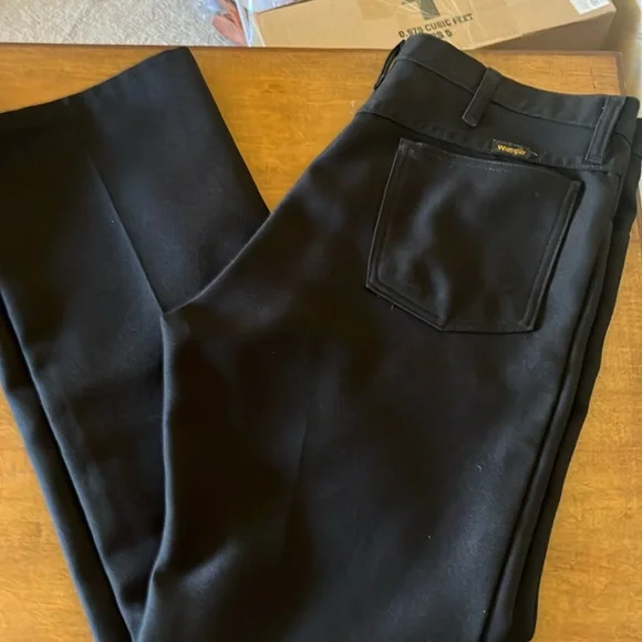 Wrangler | Pants | Black Wrangler Dress Pants | Poshmark